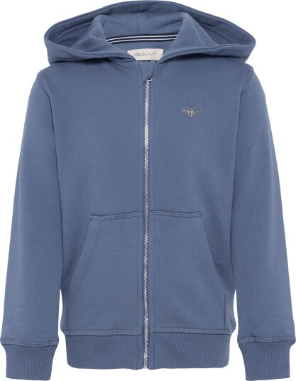 Gant Kids Shield Full Zip Hoodie - SALTY SEA - 104