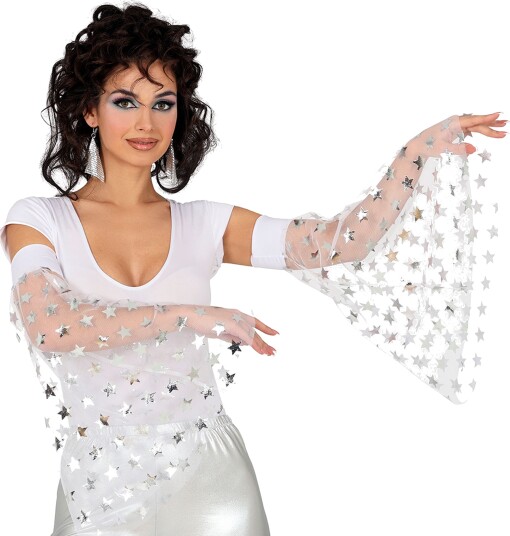 Fiestas Guirca Ermer Disco Sølv One size 27473