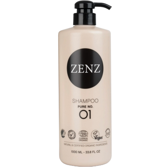 Zenz Organic Pure Sjampo 1000 ml - Fuktighetsgivende og Styrkende