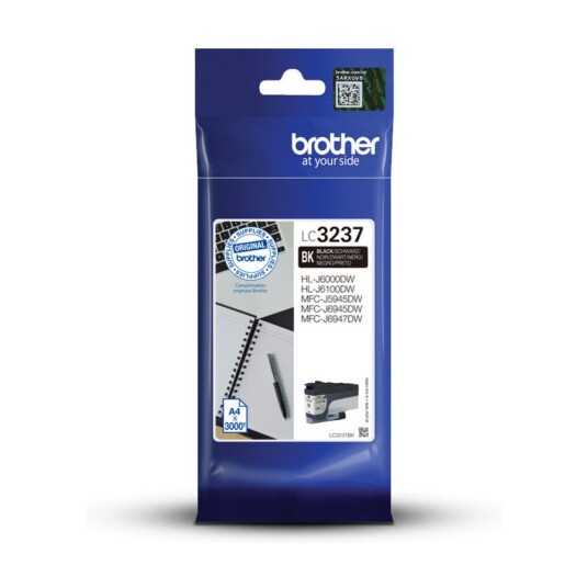 Brother Blekk Svart Lc-3237bk 3k