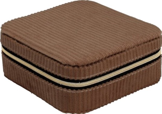 Home Styling Collection Home Styling Collection Smykkeskrin Kordfløyel 12 X 12 X 5 Cm Home Styling Collection Home Styling Collection Smykkeskrin Kordfløyel 12 X 12 X 5 Cm