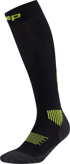 CEP Core Run Socks Tall 5.0 M Kompresjonsstrømper Black/Lime, V