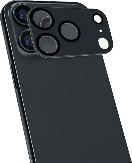 Celly - Kamerabeskyttelse CameraPro iPhone 18 Pro Max/17 Pro Max Dark Silver - Svart