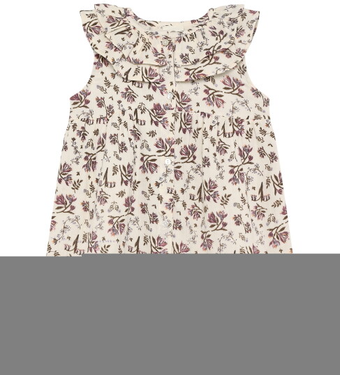 En Fant Kjole - Floral Vevd - Eggnog - En Fant - 2 år (92) - Kjole Beige Grønn Lilla