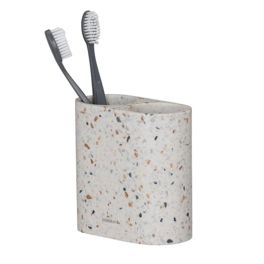 Sealskin Blend Tannbørsteholder Dobbel Terrazo Terrazzo