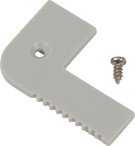 Ansell Lighting endestykke trappekant uten hull 26,3x68 mm aluminium