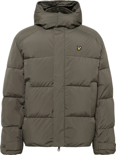 Lyle & Scott Hooded Puffer Jacket Khaki green L Lyle & Scott Hooded Puffer Jacket Khaki green L