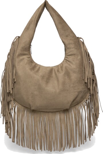 Pieces Pcfina Fringe Shoulder Bag Pp Beige ONE SIZE Pieces Pcfina Fringe Shoulder Bag Pp Beige ONE SIZE