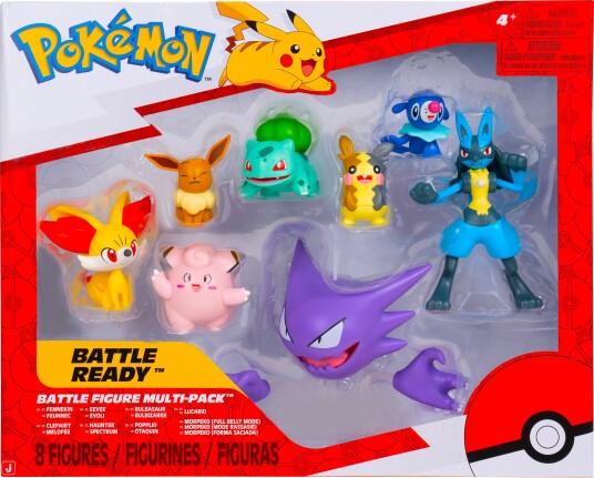 Pokémon Battle Figursett 8-pakke - Flerfarget Lekefigur Pokémon Battle Figursett 8-pakke - Flerfarget Lekefigur