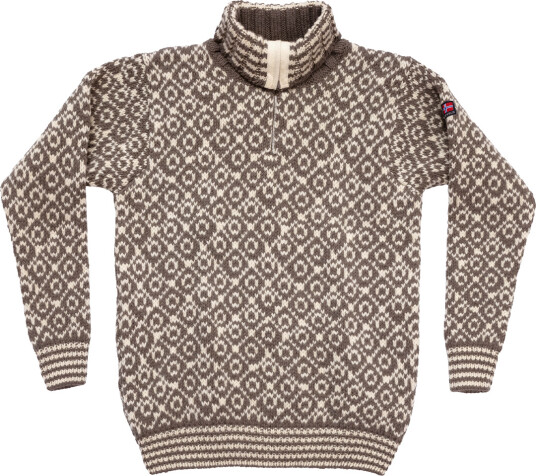 Devold Svalbard Wool Zip Neck Grå XL