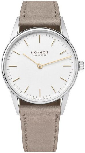 Nomos Glashütte Dameklokke N 319 Orion Hvit/Lær Ø32.8 mm