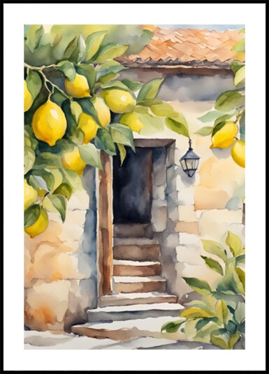 Sunny Lemon Entrance Plakat / 50x70