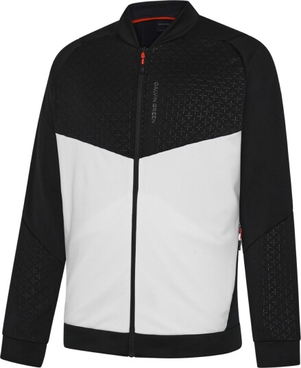 Galvin Green Dash Svart Golfgenser herre Black White Large