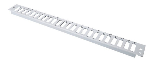 Digitus 24X Sc Duplex - Modulpanel For Fiberoptikkspleisebokser - Lysegrå Ral 7035 - 1U - 24 Porter