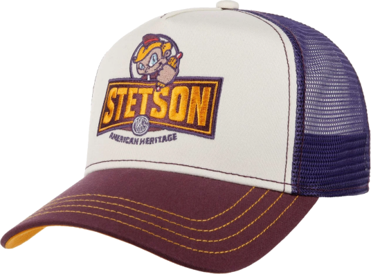 Stetson Hot Dog Boy Trucker Cap Purple OSFA