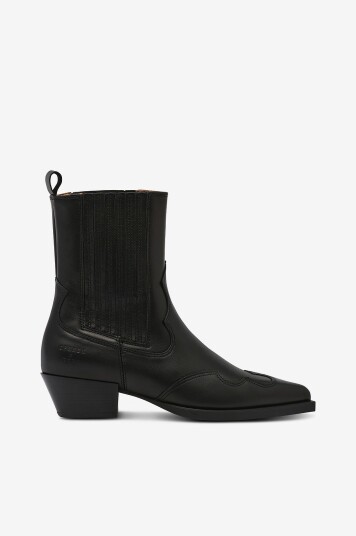 Copenhagen Studios Boots Cph284 x Toni Garrn Leather Svart