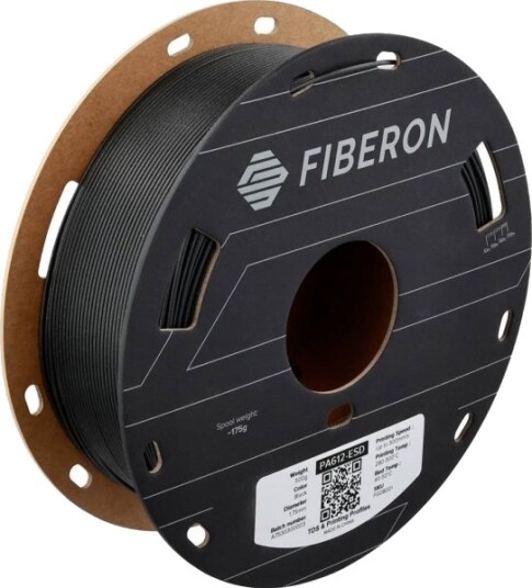 Pa612-Esd 1.75 Mm Svart 0.5 Kg Polymaker Fibron 3D-Filament (Fg08001) Pa612-Esd 1.75 Mm Svart 0.5 Kg Polymaker Fibron 3D-Filament (Fg08001)