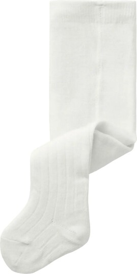 Name It NBMWakma Wo/Bl Rib Pantyhose White 86 92