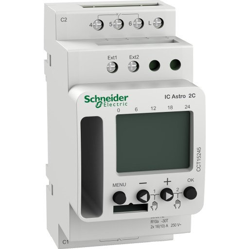 Schneider Electric Digital time switch with weekly program (3606489524555)