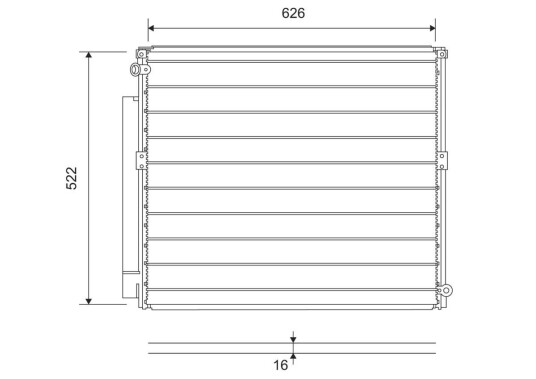 Kondensator VALEO 814203 Kondensator VALEO 814203