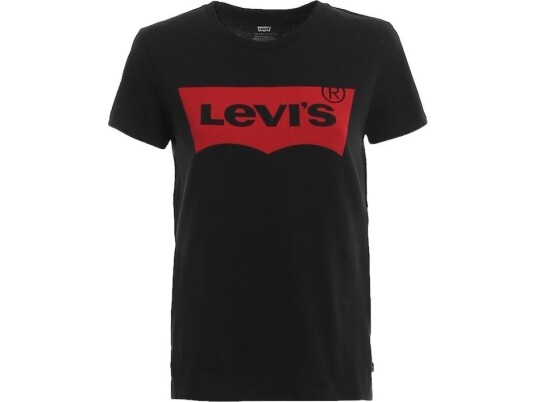 Levi`S The Perfect Graphic Tee 0201 Large Batwing Black - Xs - Women's - Black Levi`S The Perfect Graphic Tee 0201 Large Batwing Black - Xs - Women's - Black