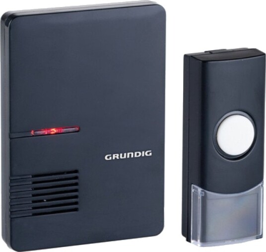 Grundig Trådløs Ringeklokke Med Mottaker Grundig Trådløs Ringeklokke Med Mottaker