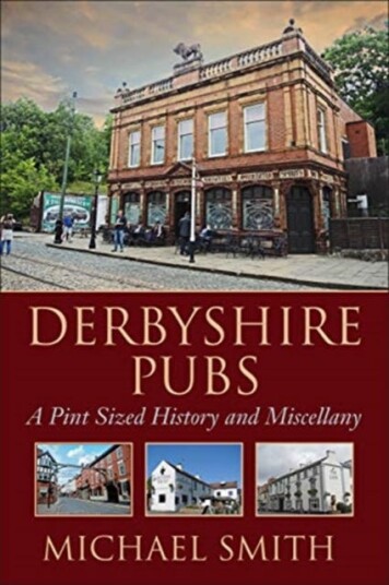 Derbyshire Pubs  A Pint Sized History and Miscellany