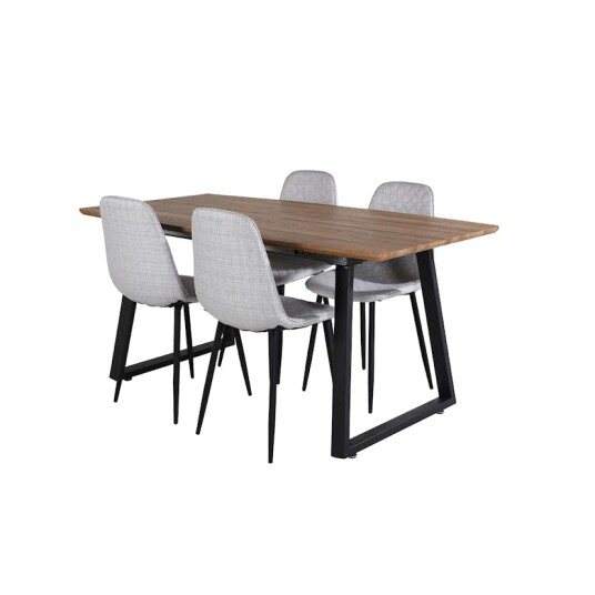 Venture Home Spisegruppe Venture Home Ina med 4 Phoi Stoler Polyester GR20307