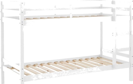 Køyeseng med to liggeplasser Loft24 Køyeseng Alpi 208x103x143 cm hvit Vit
