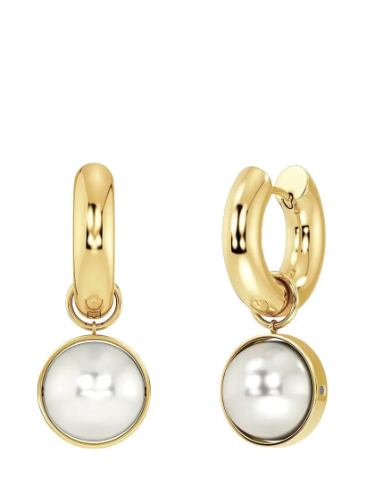 EDBLAD Gabrielle Hoops L Gold |Guld |One Size