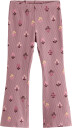 Lindex Flared Ribbed Leggings - Purple - 116