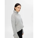Selected Femme Dame Strikkevarer Grå L
