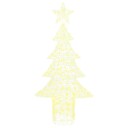  Juletre med 240 LED Varmhvit 180 cm Akryl