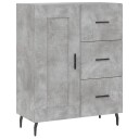  Skjenk betonggrå 69,5x34x90 cm konstruert tre
