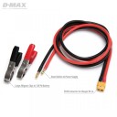 DynoMax XT60 IDST DC Input Leads with Battery Clips & 4mm 1m