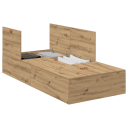  Lagringseng Ramme Artisan Eik 100x200 cm 3335356