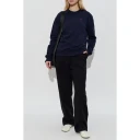AMI Heart Logo Sweatshirt Night Blue