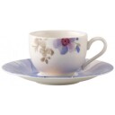Villeroy & Boch Mariefleur Gris Basic Espressokopp & tallerken 2stk