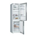 Bosch KGE36AICA Serie 6 Rustfritt Stål Kombiskap 186 cm