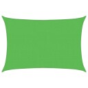 vidaXL Solseil 160 g/m² lysegrønn 2,5x3,5 m HDPE