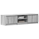vidaXL TV-benk grå sonoma 140x40x35,5 cm konstruert tre