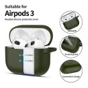 Tech Protect Silicone Hook Case for Apple AirPods 3 Green