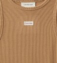 Calvin Klein Kjole   Rib   Tigerøye   Calvin Klein   14 år 164   Kjole   Brun
