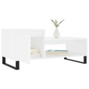  Salongbord hvit 100x50x45 cm konstruert tre 8721012111479