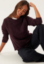 Selected Femme Slflulu LS Knit O Neck