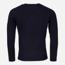 Alan Paine Crew Neck Lambswool - Navy