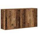  Sideboards 2 stk Gammelt Tre 79x38x80 cm Konstruert Tre