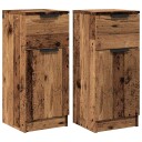  Skjenker 2 stk gammelt tre 30x30x70 cm konstruert tre 8721158442611