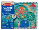 Melissa & Doug Underwater Trä Gear Puslespil 18 brikker