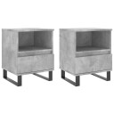  Nattbord 2 stk betonggrå 40x35x50 cm konstruert tre 8721012110281